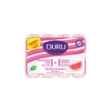 Мыло Duru 1 + 1 Soft Sens розовый Грейпфрут 4*80г