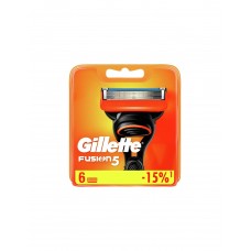 Сменные кассеты для бритья Gillete Fusion 6шт