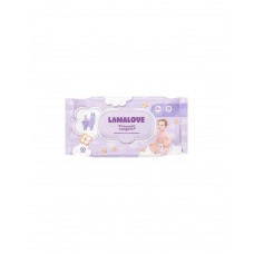 Влажные салфетки Lamalove детские с клапаном 50шт