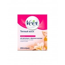 Воск для депиляции Veet Теплый с эфирными маслами 250мл