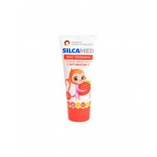 Зубная паста Silcamed детская со вкусом клубники 2-12 лет