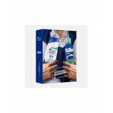 Подарочный набор Шампунь-бальзам для волос Head&Shoulders 200мл + Пена для бритья Gillette 200мл