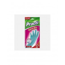Латексные перчатки с хлопковым напылением р.S Practi Extra