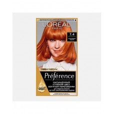 Стойкая краска для волос Preference оттенок 74