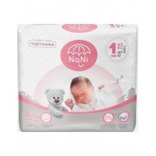Подгузники 1NB до 5кг 27шт
