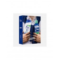 Подарочный набор Шампунь-бальзам для волос Head&Shoulders 200мл + Пена для бритья Gillette 200мл Подарочный набор Шампунь-бальзам для волос Head&Shoulders 200мл + Пена для бритья Gillette 200мл