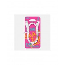 Кабель USB A/micro USB B CU-6401 2.4A 1м