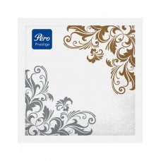 Салфетки бумажные Кантата Prestige 33*33см 3сл