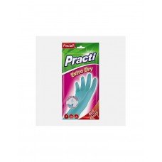 Латексные перчатки с хлопковым напылением р.S Practi Extra